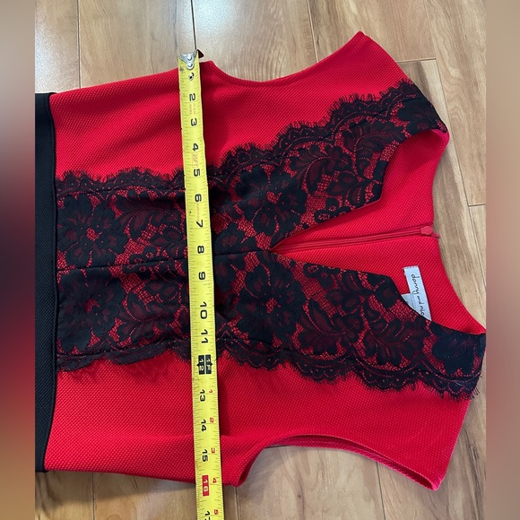 Danny & Nicole Lace Sheath Dress - Size 6 - Picture 9 of 9